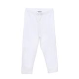 HelloBaby Kız Bebek Basic Tayt Reçme Paça Beyaz -
