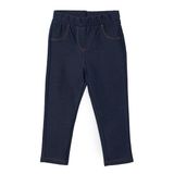 HelloBaby Kız Bebek Basic Tayt Reçme Paça İndigo -