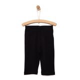 HelloBaby Kız Bebek Basic Tayt Reçme Paça Siyah -