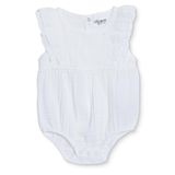 HelloBaby Kız Bebek Body Çıtçıtlı Bisiklet Yaka Atlet - Ekru