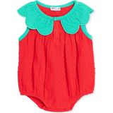 Hellobaby Kız Bebek Body Çıtçıtlı Bisiklet Yaka Atlet - Kırmızı - 2 - 3 Yaş