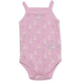 Hellobaby Kız Bebek Body Çıtçıtlı Bisiklet Yaka Ip Askılı - Pembe - 9 - 12 Ay