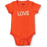 Hellobaby Kız Bebek Body Çıtçıtlı Çıtçıtlı Yaka Kısa Kol - Kırmızı - 9 - 12 Ay