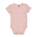 HelloBaby Kız Bebek Body Çıtçıtlı Yaka Short Sleeve - Pembe