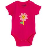 Hellobaby Kız Bebek Body Hayvan Baskılı Çıtçıtlı Çıtçıtlı Yaka Kısa Kol - Pembe - 9 - 12 Ay