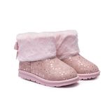 HelloBaby Kız Bebek Bot Yıldız Baskılı Fermuarlı - Pembe
