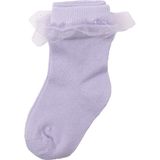 Hellobaby Kız Bebek Dantelli Çorap - 6-12 Ay - Lila