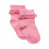 HelloBaby Kız Bebek Dantelli Çorap Pembe 3-4 Yaş -