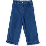 Hellobaby Kız Bebek Denim Pantolon Düğmeli Duble - İndigo - 6 - 9 Ay