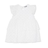 HelloBaby Kız Bebek Elbise Body Çıtçıtlı Bisiklet Yaka Short Sleeve