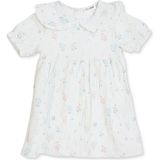 Hellobaby Kız Bebek Elbise Çiçek Baskılı Bebe Yaka Kısa Kol - 3 - 4 Yaş - Mint