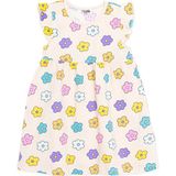 Hellobaby Kız Bebek Elbise Çiçek Baskılı Bisiklet Yaka Atlet - Bej - 6 - 9 Ay
