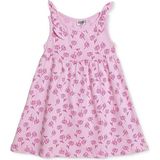 Hellobaby Kız Bebek Elbise Çiçek Baskılı Bisiklet Yaka Strappy - Pembe - 2 - 3 Yaş