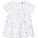 Hellobaby Kız Bebek Elbise Çiçek Baskılı Çıtçıtlı Bisiklet Yaka Kısa Kol - 3 - 6 Ay - Desenli