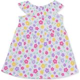 Hellobaby Kız Bebek Elbise Çiçek Baskılı Fırfırlı Yaka Atlet - 6 - 9 Ay - Desenli
