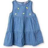 Hellobaby Kız Bebek Elbise Meyve Baskılı Bisiklet Yaka Atlet Reçme - 9 - 12 Ay - İndigo