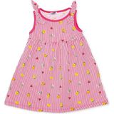 Hellobaby Kız Bebek Elbise Meyve Baskılı Bisiklet Yaka Ip Askılı - 6 - 9 Ay - Desenli