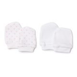 HelloBaby Kız Bebek Eldiven Puantiye Baskılı - Ekru