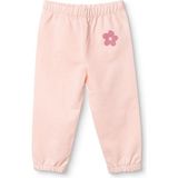 Hellobaby Kız Bebek Eşofman Alt Çiçek Baskılı Lastikli - Pembe - 12 - 18 Ay