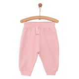 HelloBaby Kız Bebek Eşofman Alt Reçme Paça Pembe -