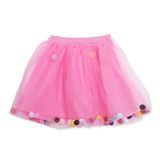 HelloBaby Kız Bebek Etek Geometrik Şekil Baskılı Reçme - Pembe