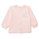 HelloBaby Kız Bebek Kapitone Hırka Hayvan Baskılı Çıtçıtlı Bisiklet Yaka Sleeveless - Pembe