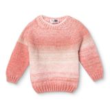 HelloBaby Kız Bebek Kazak Bisiklet Yaka Long Sleeve - Pembe