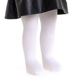 HelloBaby Kız Bebek Külotlu Çorap Beyaz 3-4 Yaş -