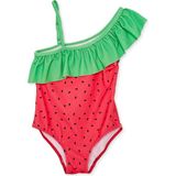 Hellobaby Kız Bebek Mayo Çilek Baskılı - Kırmızı - 3 Yaş
