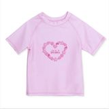 HelloBaby Kız Bebek Mayo Kalp Baskılı - Pembe