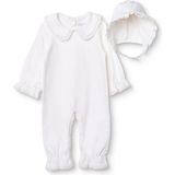 Hellobaby Kız Bebek Mevlüt Kıyafeti Çıtçıtlı Bebe Yaka Uzun Kol Patiksiz - 1 - 3 Ay - Ekru