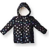 Hellobaby Kız Bebek Mont Fermuarlı Cepli Uzun Kol - Siyah - 2 - 3 Yaş