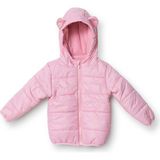 Hellobaby Kız Bebek Mont Fermuarlı Uzun Kol - Pembe - 9 - 12 Ay