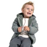 Hellobaby Kız Bebek Mont Fermuarlı Uzun Kol - Yeşil - 9 - 12 Ay