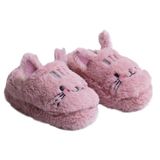 HelloBaby Kız Bebek Panduf Hayvan Baskılı - Açık Pembe