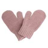 HelloBaby Kız Bebek Parmaksız Eldiven Triko Mor