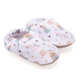 HelloBaby Kız Bebek Patik Bisiklet Yaka Short Sleeve Duble - Beyaz