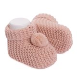 HelloBaby Kız Bebek Patik - Gül Kurusu