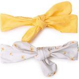 Hellobaby Kız Bebek Saç Bandı Çiçek Baskılı - Sarı - Standart