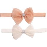 Hellobaby Kız Bebek Saç Bandı - Pudra - Standart