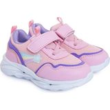 HelloBaby Kız Bebek Spor Ayakkabı Yıldız Baskılı Cırt Bantlı - Pembe