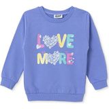 Hellobaby Kız Bebek Sweatshirt Yazı Baskılı Bisiklet Yaka Long Sleeve - Lila - 2 - 3 Yaş