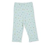 HelloBaby Kız Bebek Tayt Çiçek Baskılı Desenli - Mint