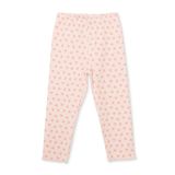 HelloBaby Kız Bebek Tayt Fiyonk Baskılı Reçme - Pembe