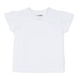 HelloBaby Kız Bebek Tişört Bisiklet Yaka Short Sleeve - Ekru