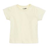 HelloBaby Kız Bebek Tişört Bisiklet Yaka Short Sleeve - Sarı