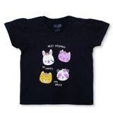 HelloBaby Kız Bebek Tshirt Süprem Bisiklet Yaka Kısa Kol
