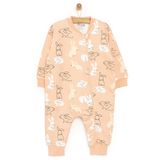 HelloBaby Kız Bebek Uyku Tulumu 1 Tog Fermuarlı Bisiklet Yaka Uzun Kol Ribanalı Paça