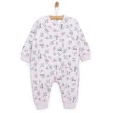 HelloBaby Kız Bebek Uyku Tulumu Çıtçıtlı Bisiklet Yaka Uzun Kol Ribanalı - Lila