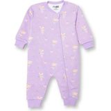 Hellobaby Kız Bebek Uyku Tulumu Prenses Baskılı Fermuarlı Bisiklet Yaka Uzun Kol Ribanalı - Lila - 2 Yaş